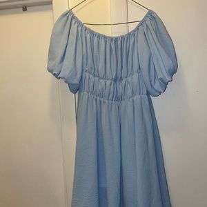 Blue Baby Doll Dress